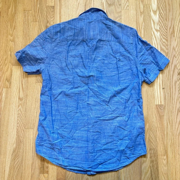 St John's Bay Men’s Casual Button Up Short Sleeve 100% Cotton Shirt - Picture 4 of 4